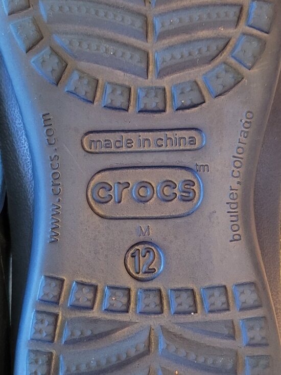 Crocs Athens Flip Flops Sandals Men\'s Size 12 Navy Blue New Unworn main image 2